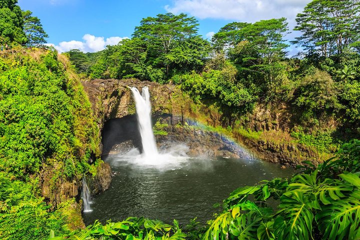 Waterfall zipline adventure